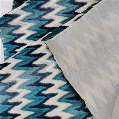 Tecido jacquard colorido 3D para sofá